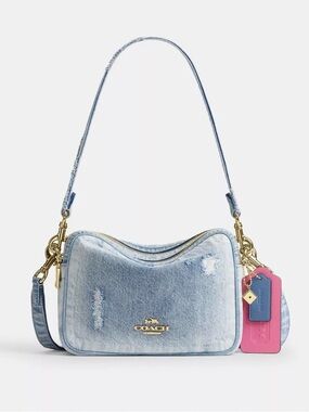 COACH Loved Denim Carey Bag NWOT
